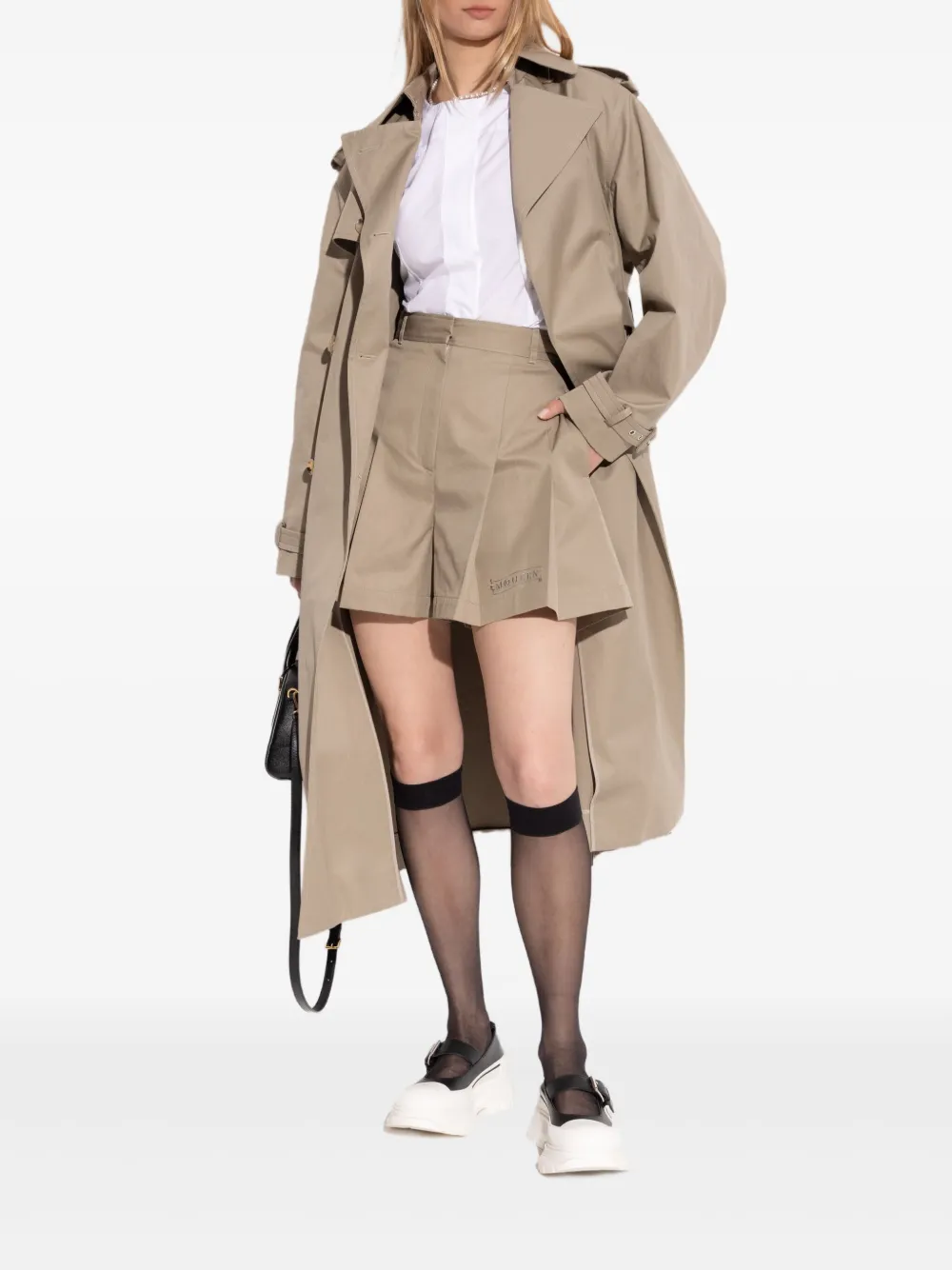 Alexander McQueen double-breasted trench coat | Parkas | Image 2