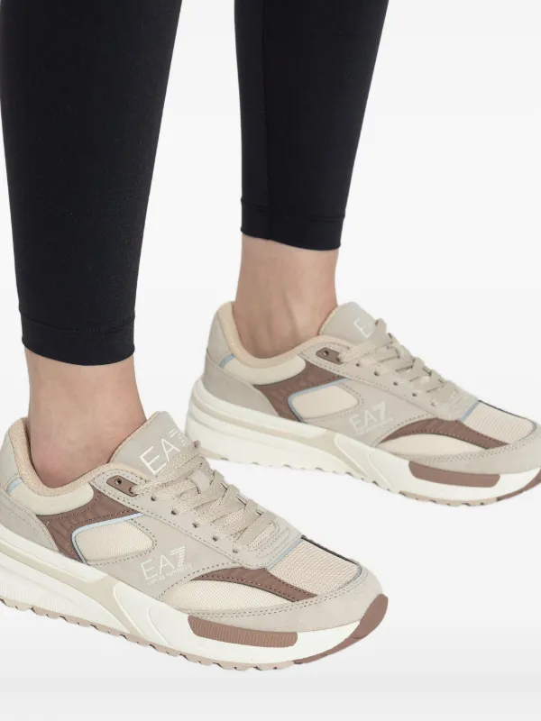 関税/送料込★EA7 EMPORIO ARMANI★レースアップ スニーカー Ea7 Emporio Armani レースアップ スニーカー | ニュートラル