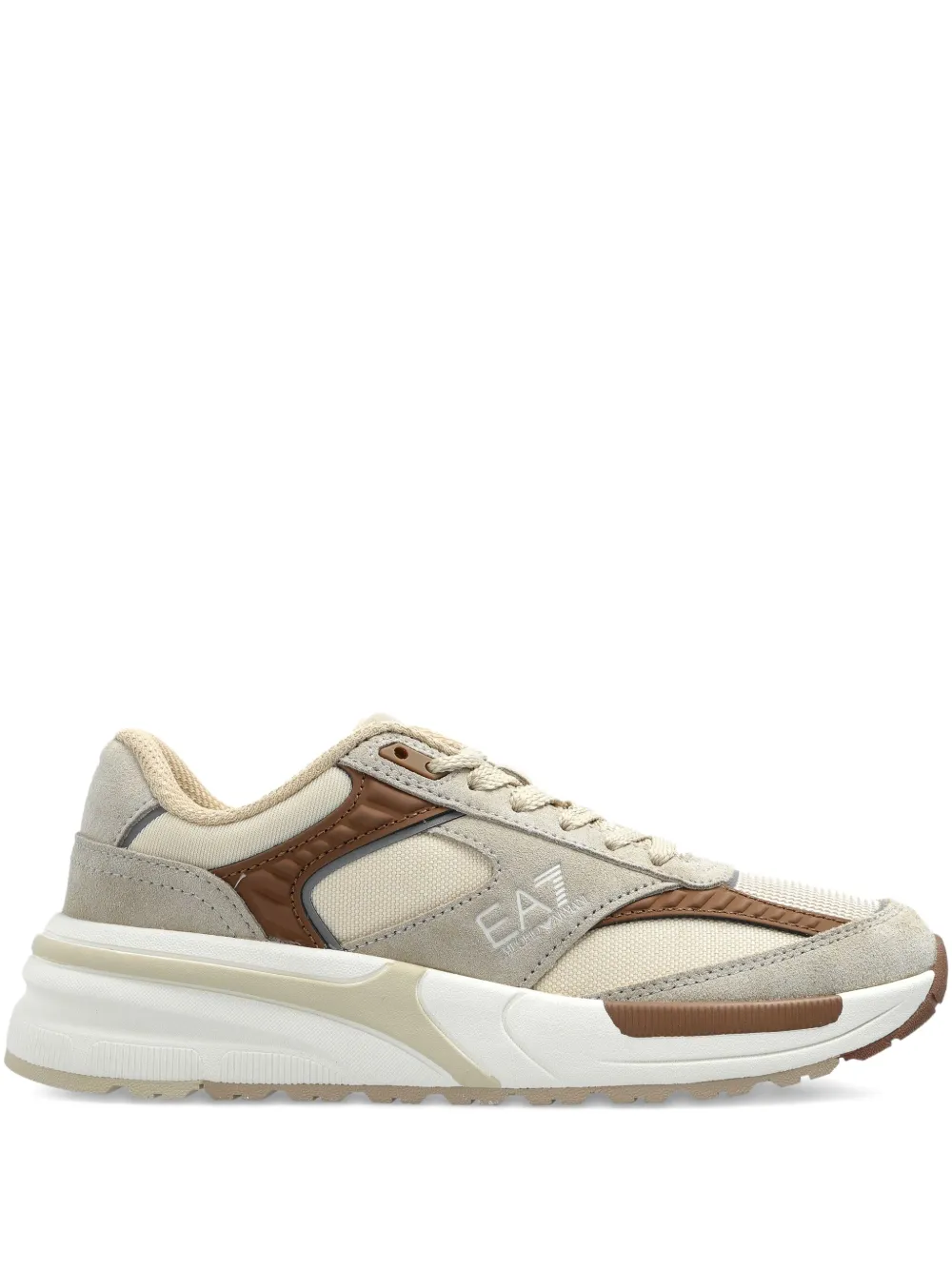 Ea7 Logo-embellished Lace-up Sneakers