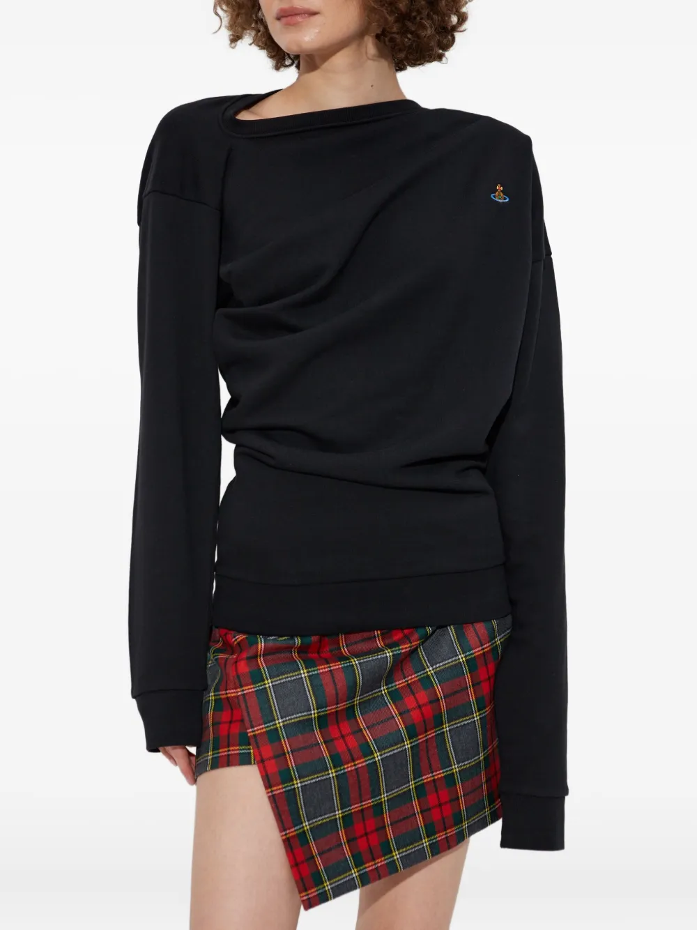 Vivienne Westwood Sweater met ruches Zwart