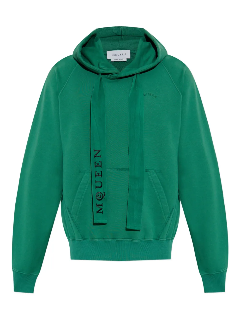 Alexander McQueen Katoenen hoodie Groen