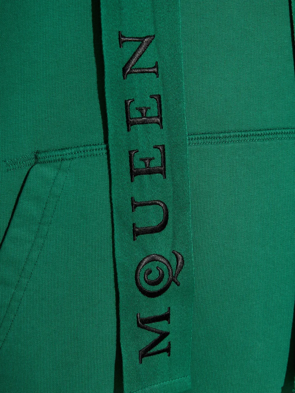 Alexander McQueen Katoenen hoodie Groen
