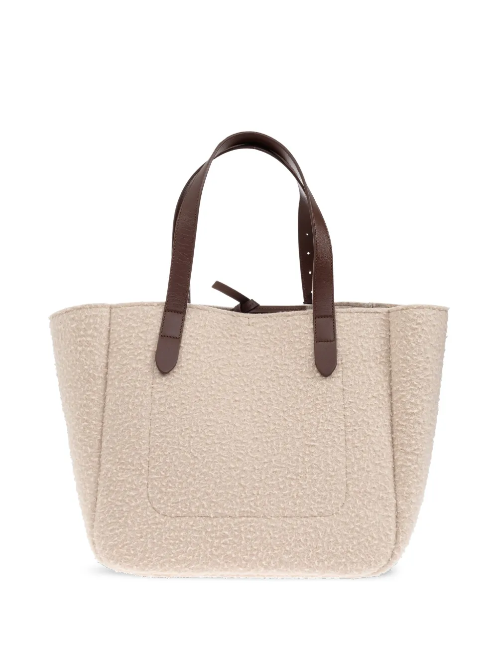JW Anderson Shopper met geborduurd logo Beige