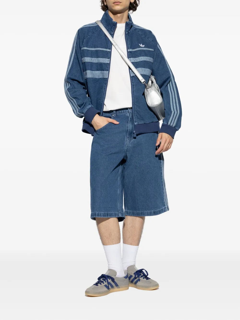adidas Adicolor First デニムトラックジャケット | デニムジャケット | Image 2
