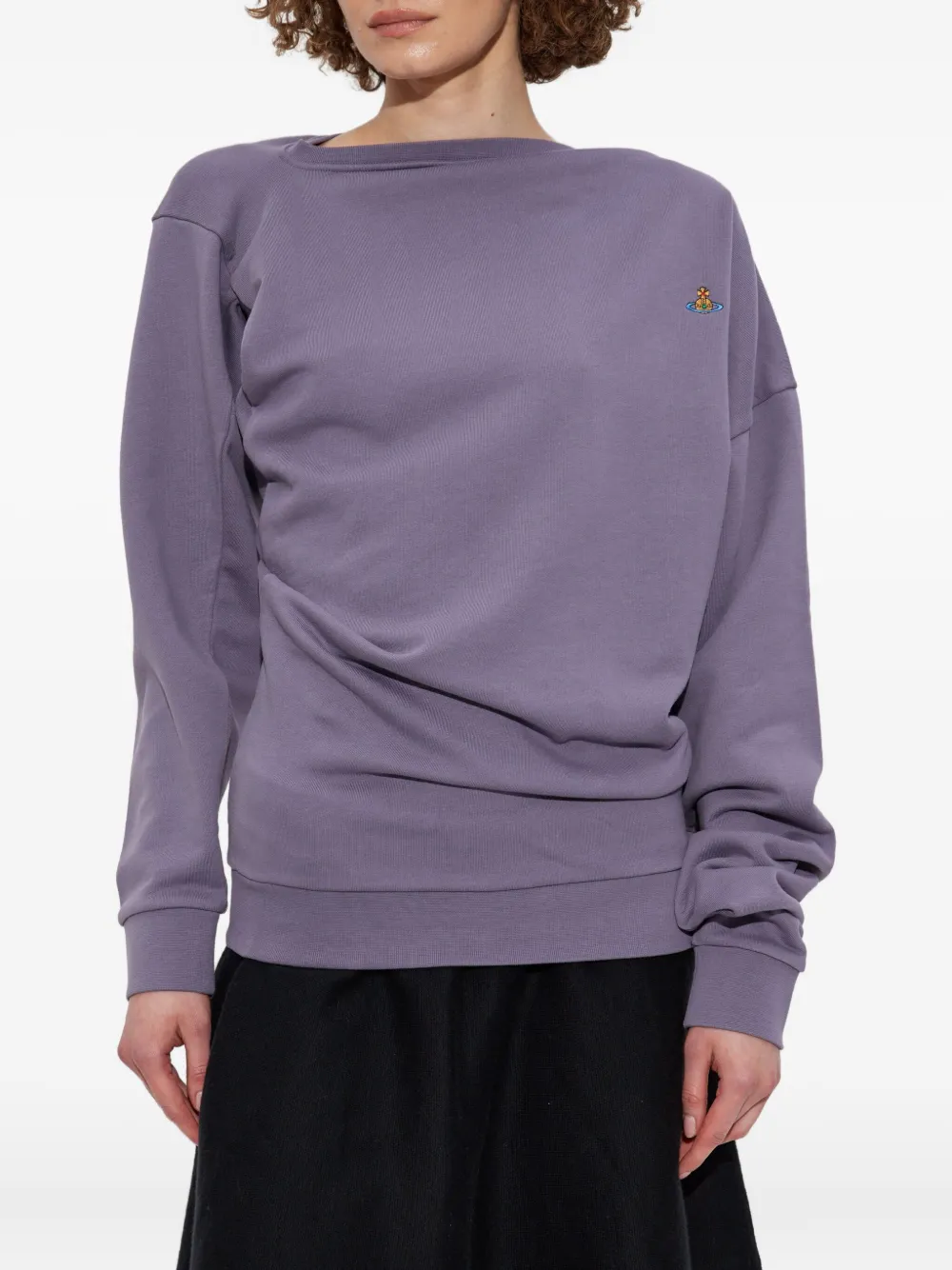 Vivienne Westwood Sweater met ruches Paars