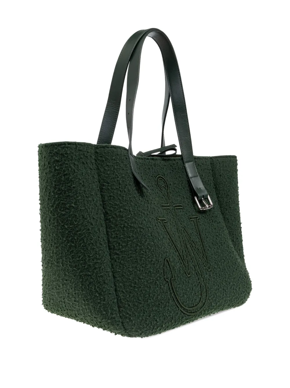 JW Anderson Shopper met logo-reliëf Groen