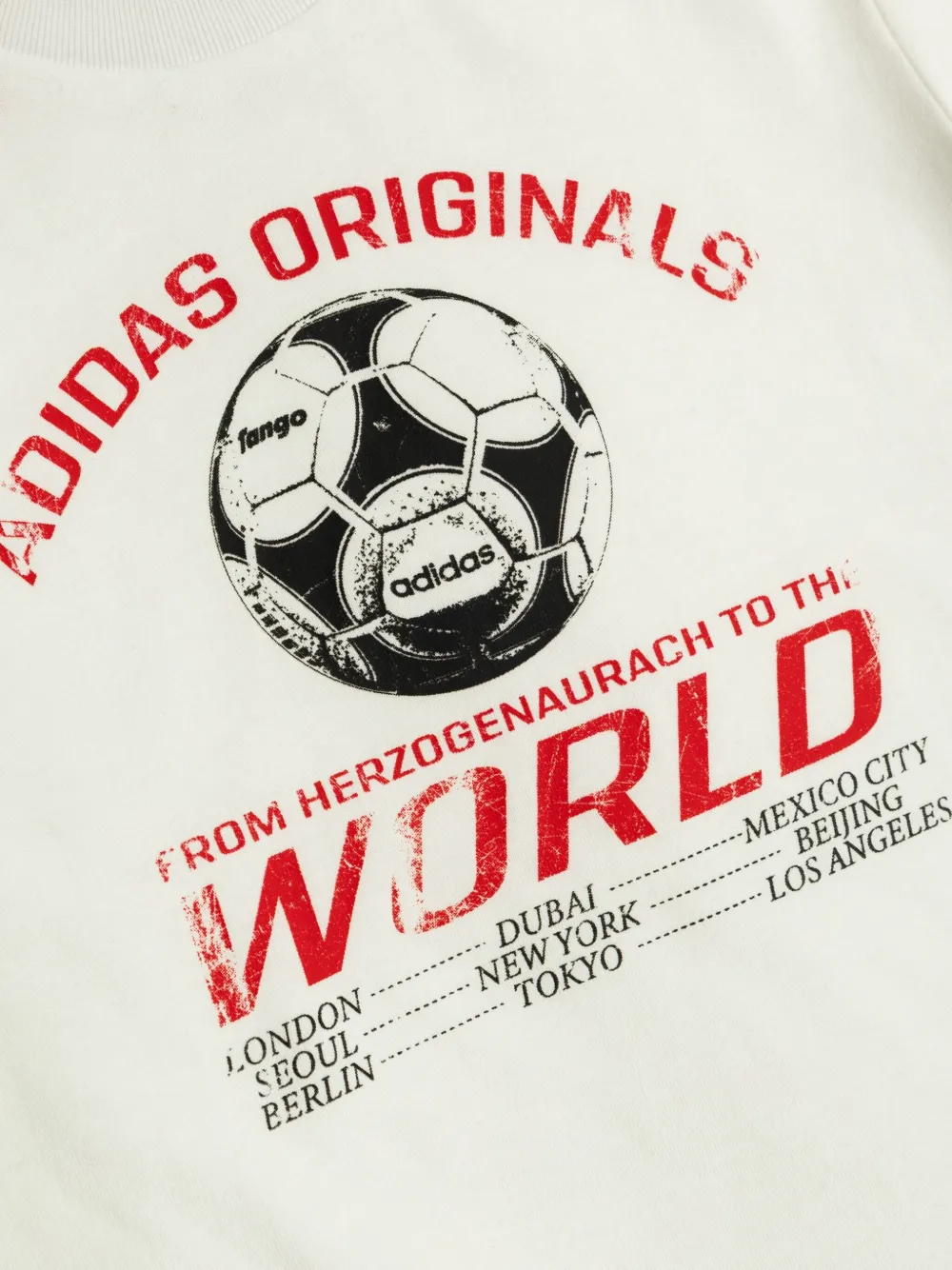 adidas Kids T-shirt met grafische print Wit