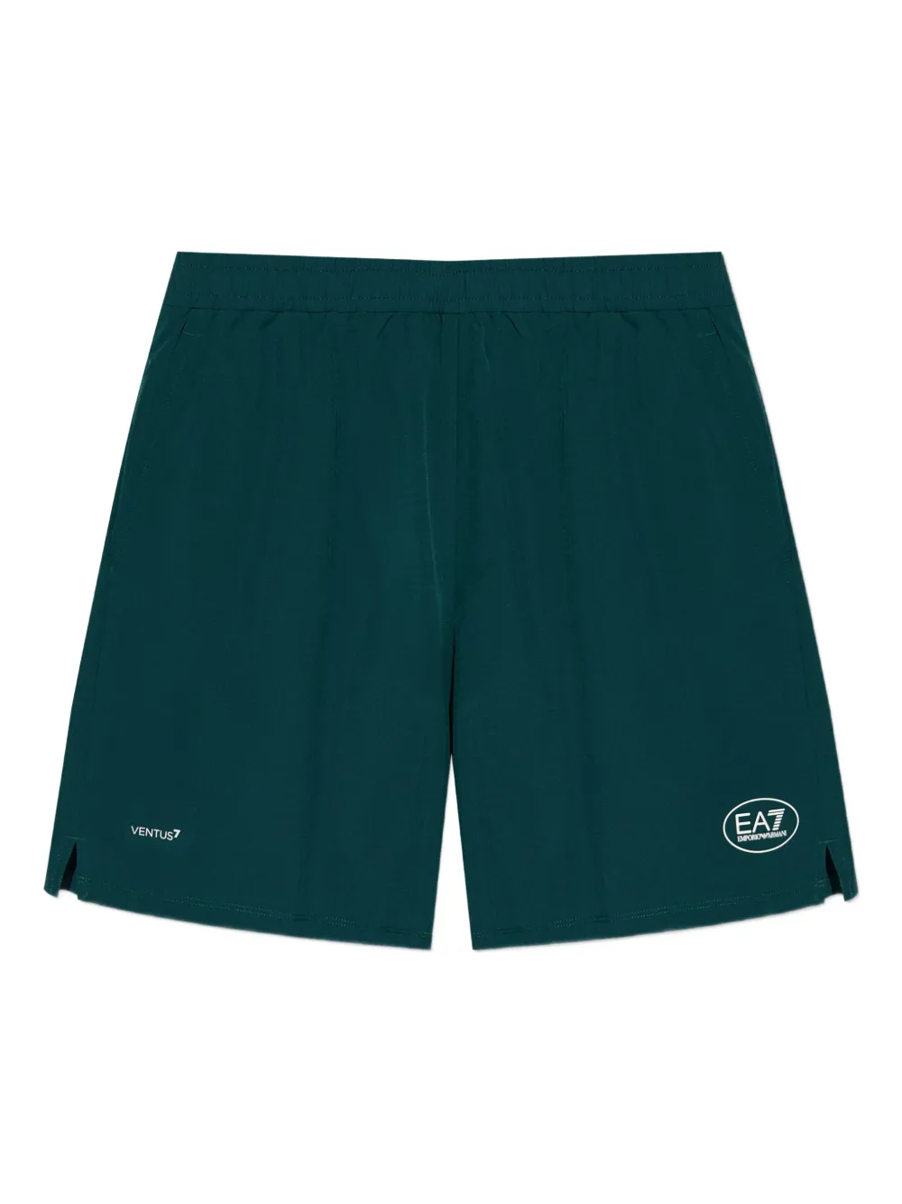Ea7 Emporio Armani logo-print performance shorts | Green | Image 1