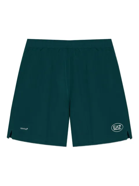 Ea7 Emporio Armani logo-print performance shorts