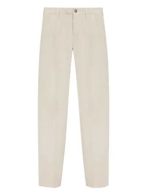 Eleventy button-fastening trousers