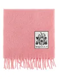Alexander McQueen wool-blend scarf - Pink