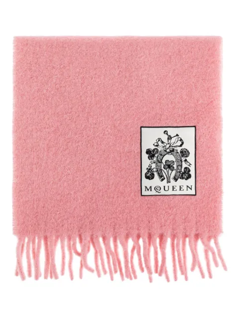 Alexander McQueen wool-blend scarf