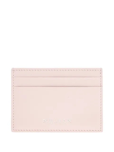 Alexander McQueen porte-cartes en cuir