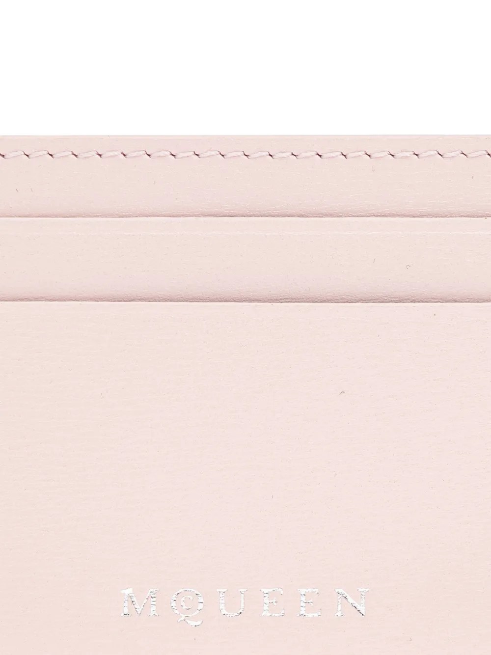 Alexander McQueen Leren pasjeshouder Roze