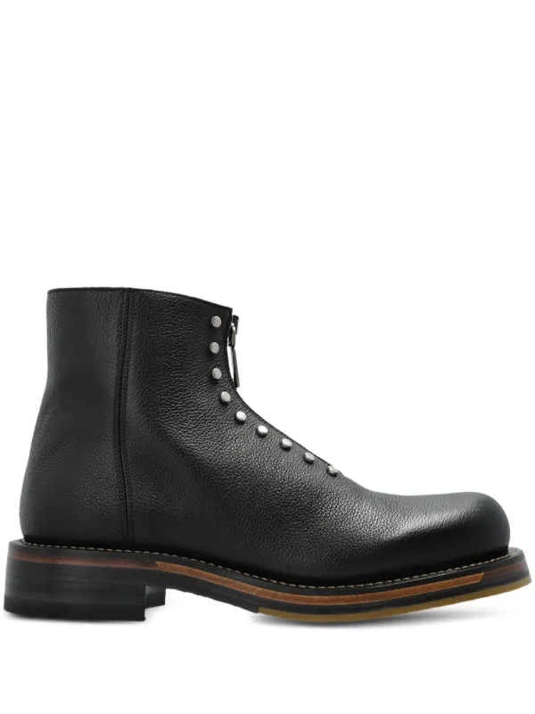 Alexander McQueen スタッズディテール ブーツ | ブラック | FARFETCH JP