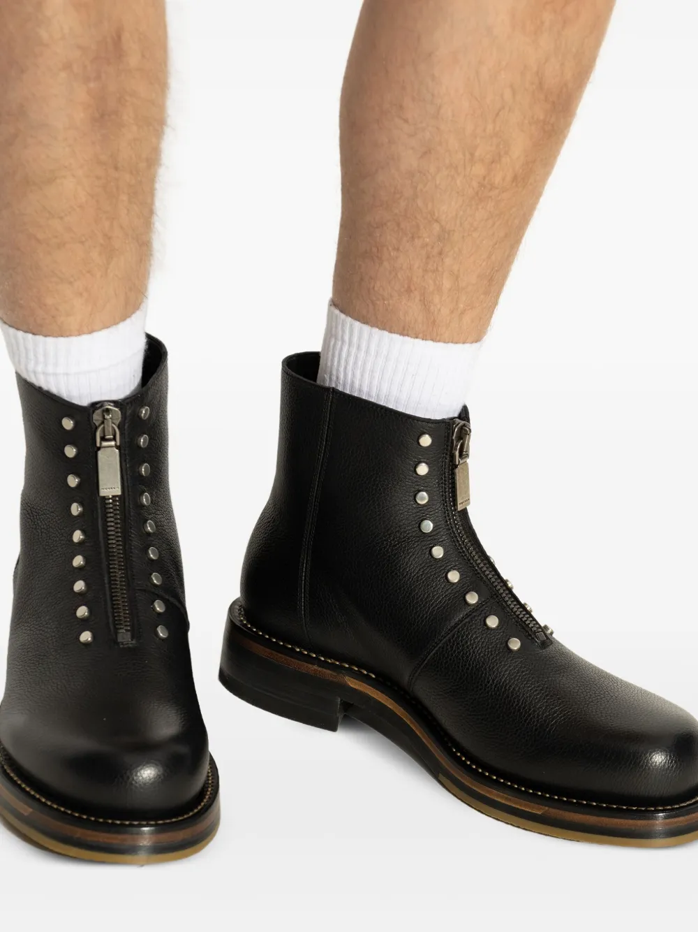 Alexander McQueen stud-embellished boots Black