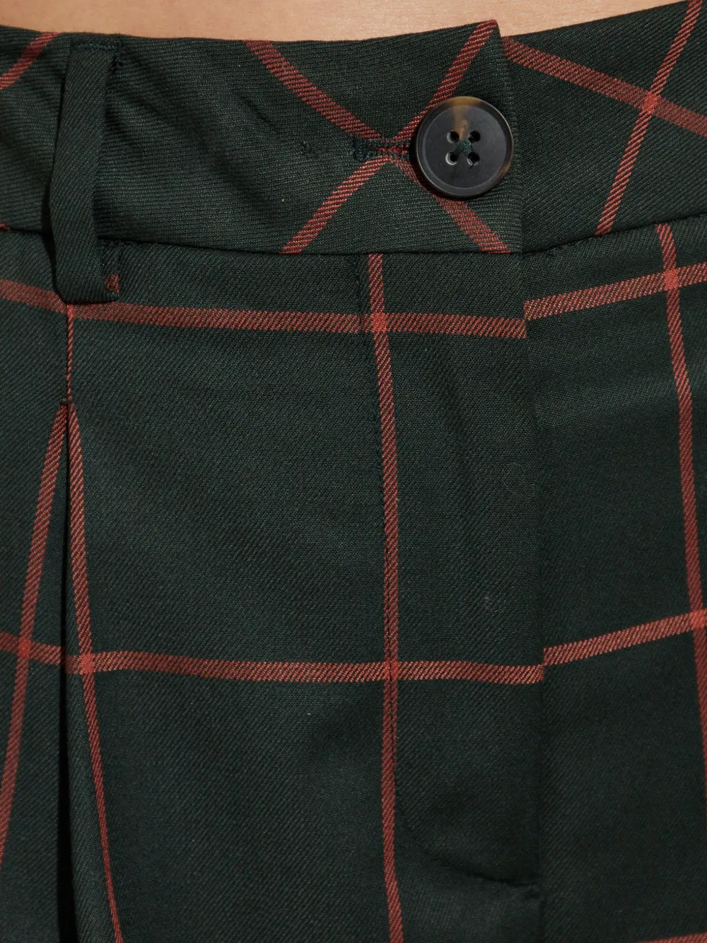 PS Paul Smith Geruite broek Groen