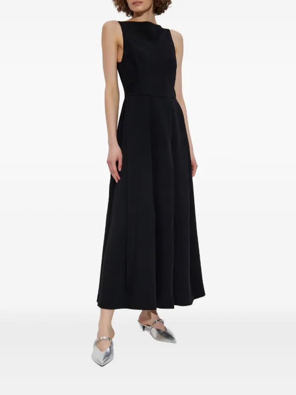 Emporio Armani Sleeveless Dress | Black | FARFETCH Emporio Armani Sleeveless Dress | Black | FARFETCH