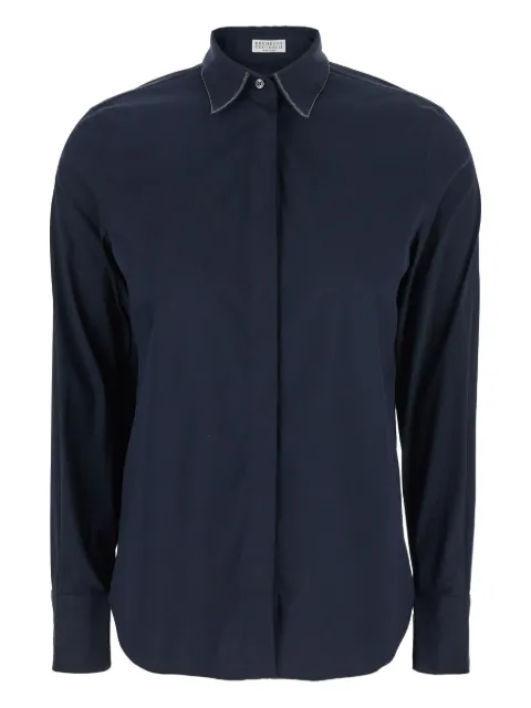 Brunello Cucinelli chemise à ornements métalliques