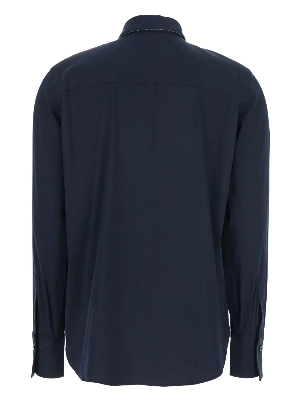 Brunello Cucinelli Blouse met Monili-detail Blauw