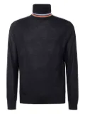 Paul Smith stripe-detail turtleneck sweater - Black