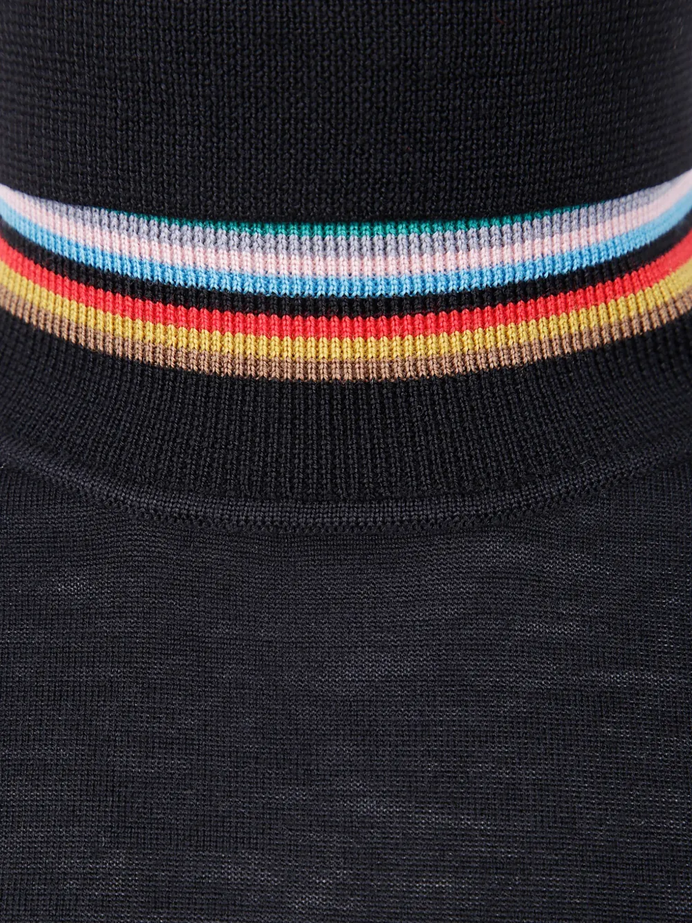 Paul Smith Coltrui met gestreept detail Zwart