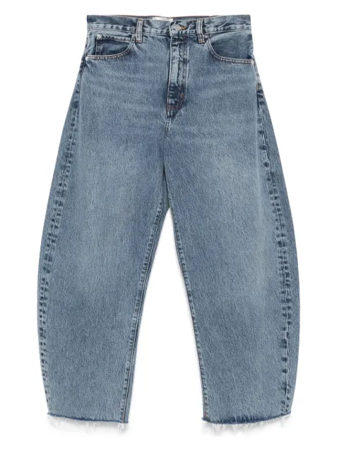 FRAME wide-leg cropped jeans