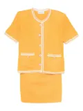 Saint Laurent Pre-Owned 1990-2000s setup suit jacket skirt - Yellow