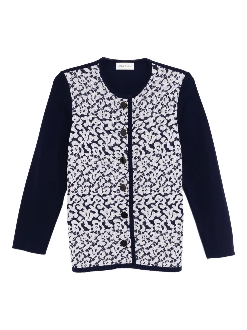 Saint Laurent Pre-Owned 1990-2000s カーディガン - ブルー Saint Laurent Pre-Owned 1990-2000s カーディガン - ブルー
