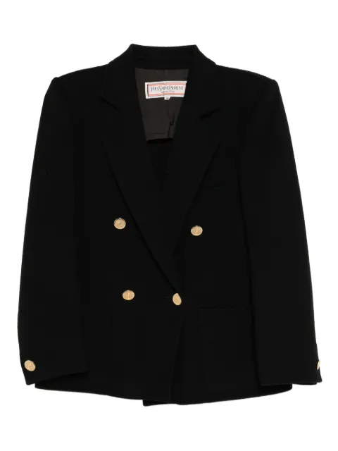 Saint Laurent Pre-Owned 1990-2000's 더블 브레스티드 재킷