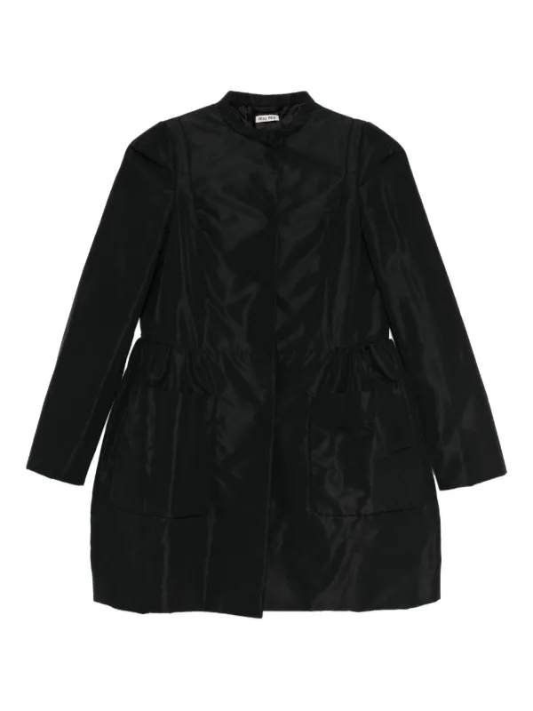 【miu miu】ブラック ノーカラージャケット Miu Miu Pre-Owned 2011 Single Breasted Jacket | Black | FARFETCH