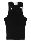 Jean Paul Gaultier sleeveless ribbed top - Black
