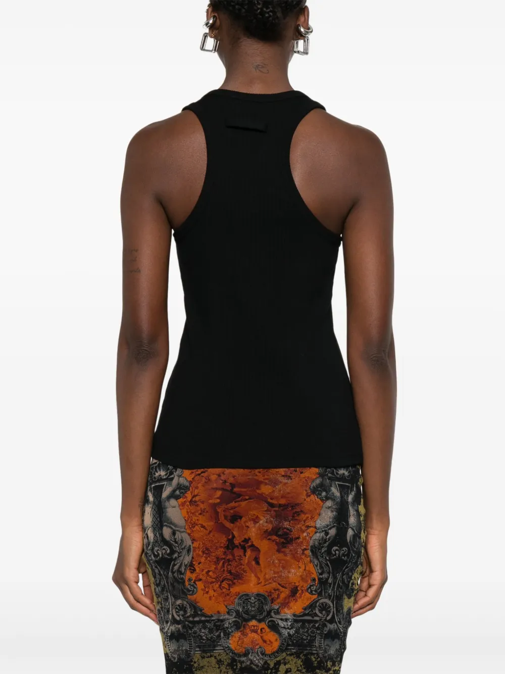 Jean Paul Gaultier Mouwloze top Zwart