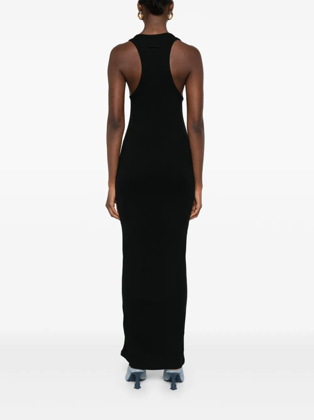 Jean Paul Gaultier scoop-neck dress Zwart