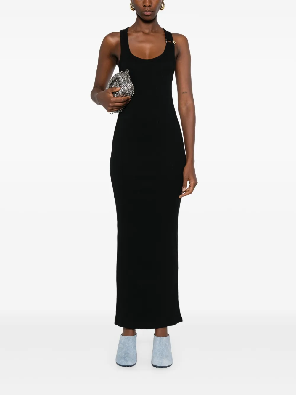 Jean Paul Gaultier scoop-neck dress Zwart