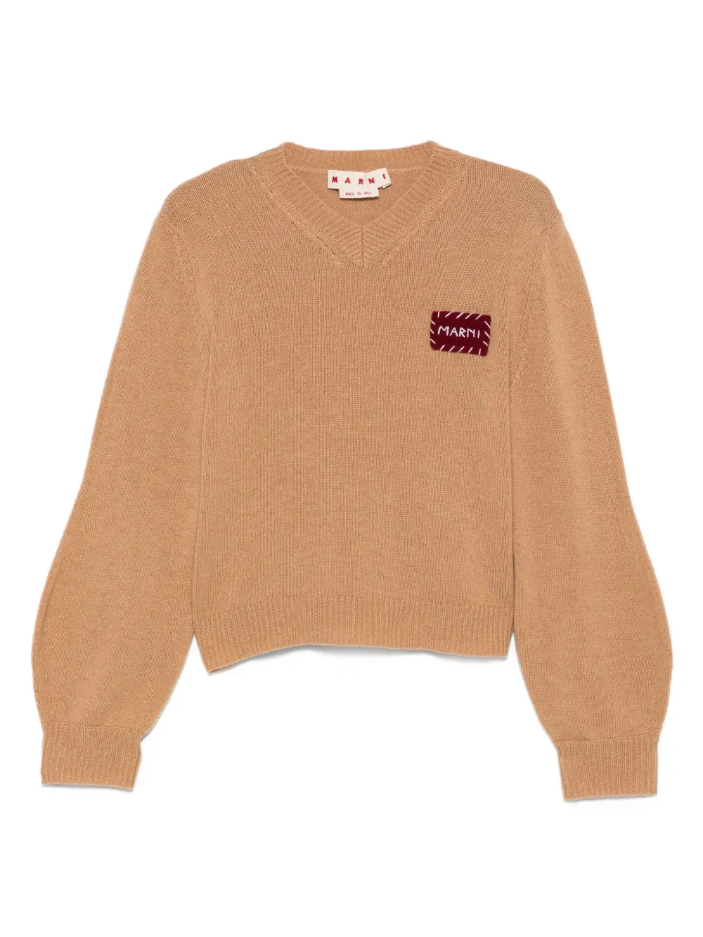 Marni V-neck sweater Bruin