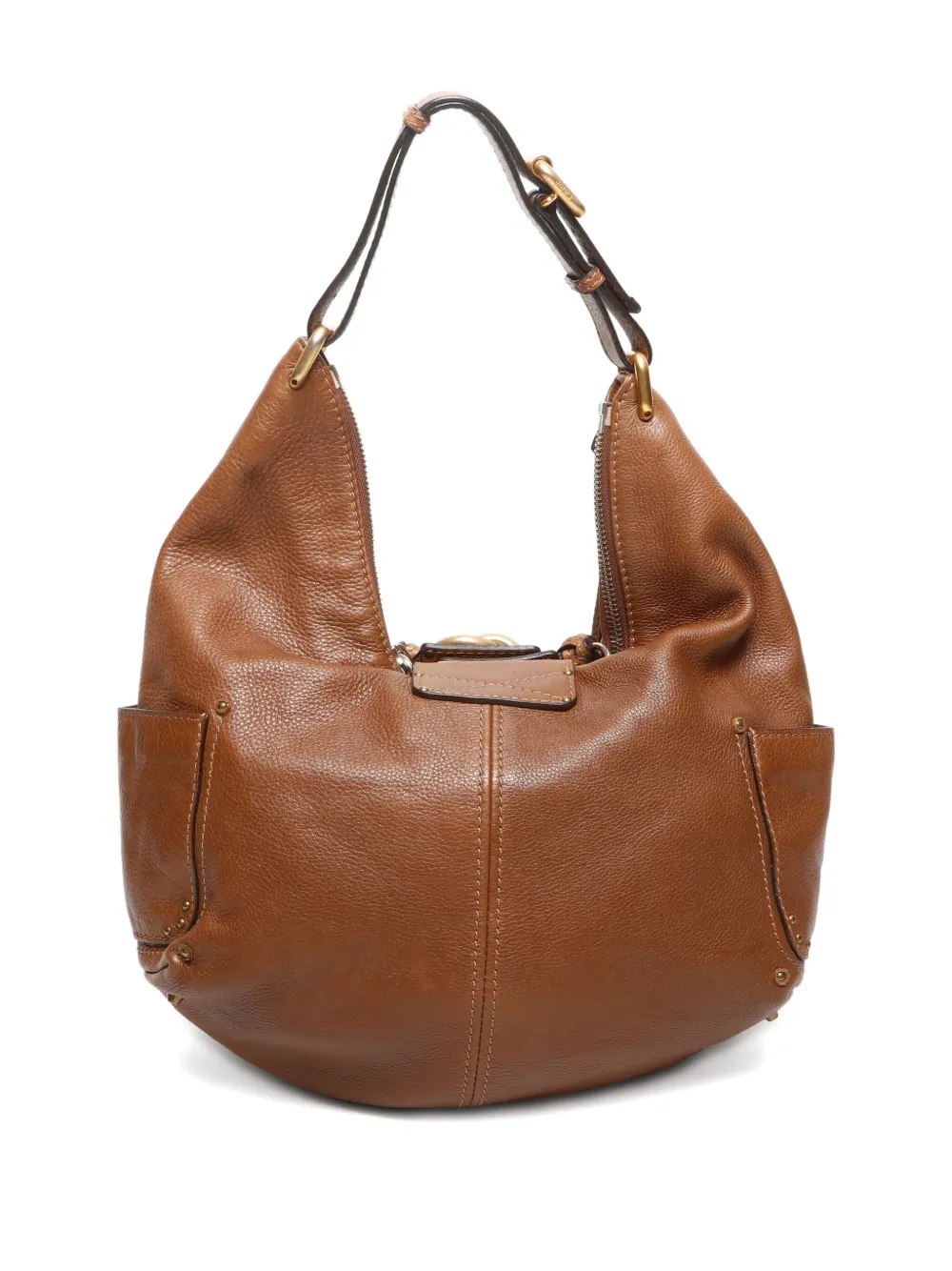 Chloé Pre-Owned 2000-2015 Paddington padlock leather tote bag | Image 2