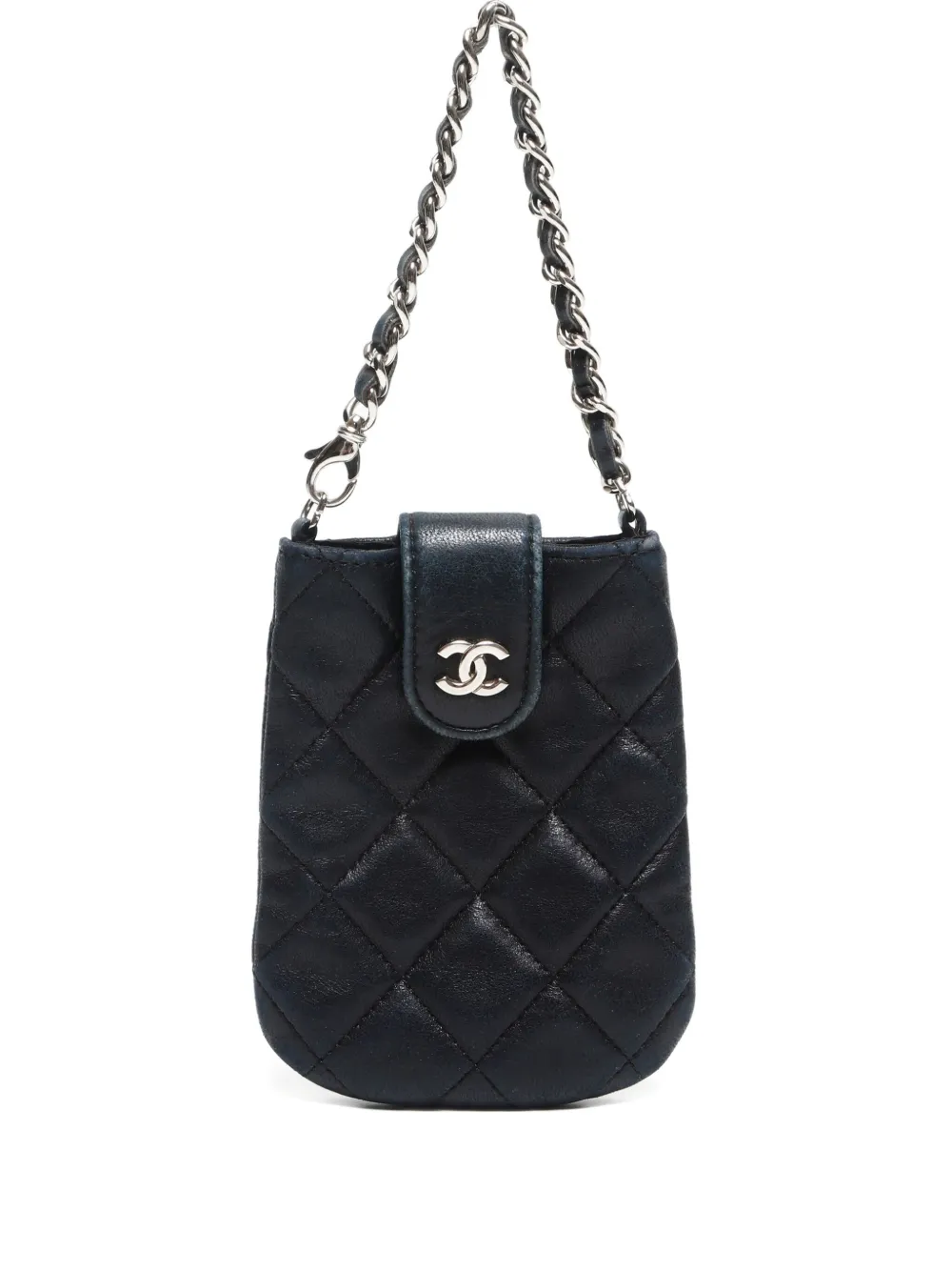 CHANEL Pre-Owned 2005-2006 quilted mini pouch | Black | Image 1