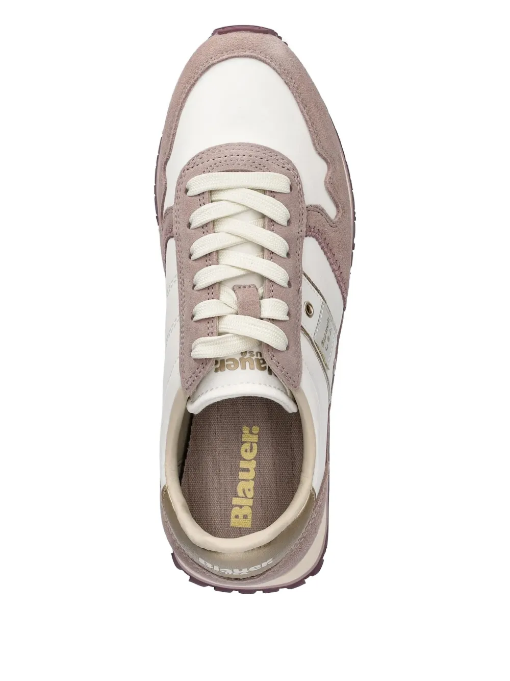 Blauer Suede Leather Trainers In Multi