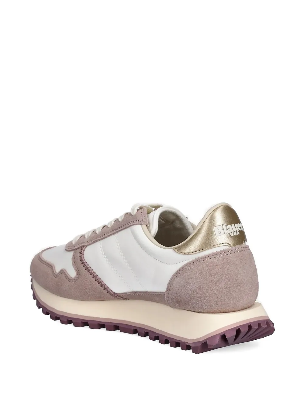 Blauer Suede Leather Trainers In Multi