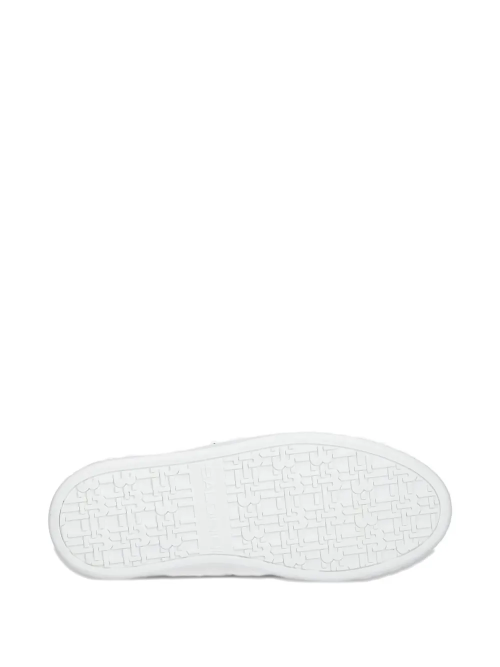 Baldinini leather logo-detail sneakers White
