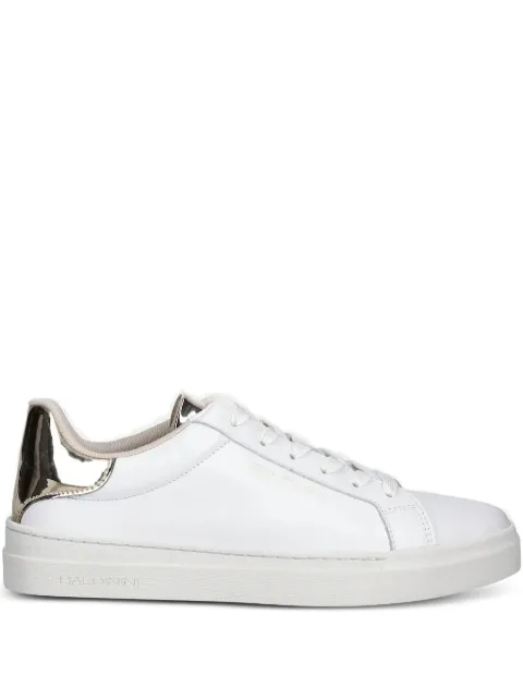 Baldinini metallic-back leather sneakers 