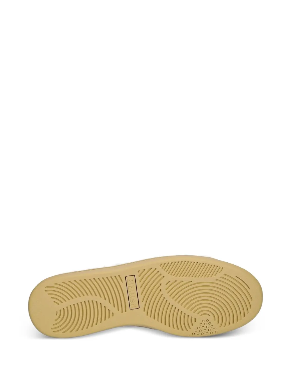 Blauer Leren sneakers Wit