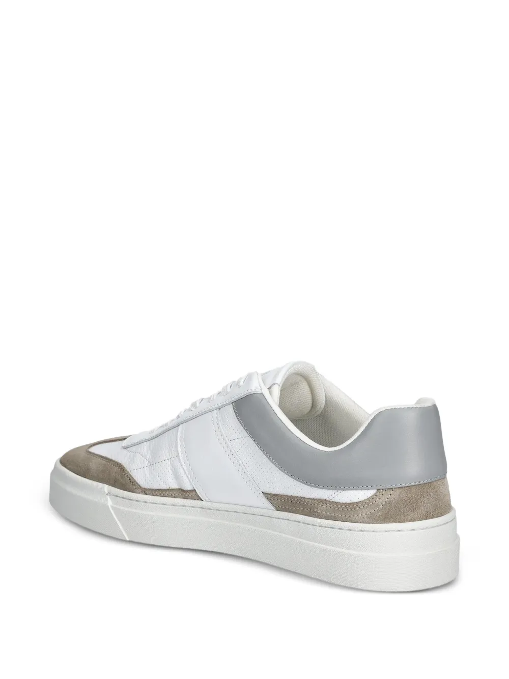Baldinini leather panel sneakers White