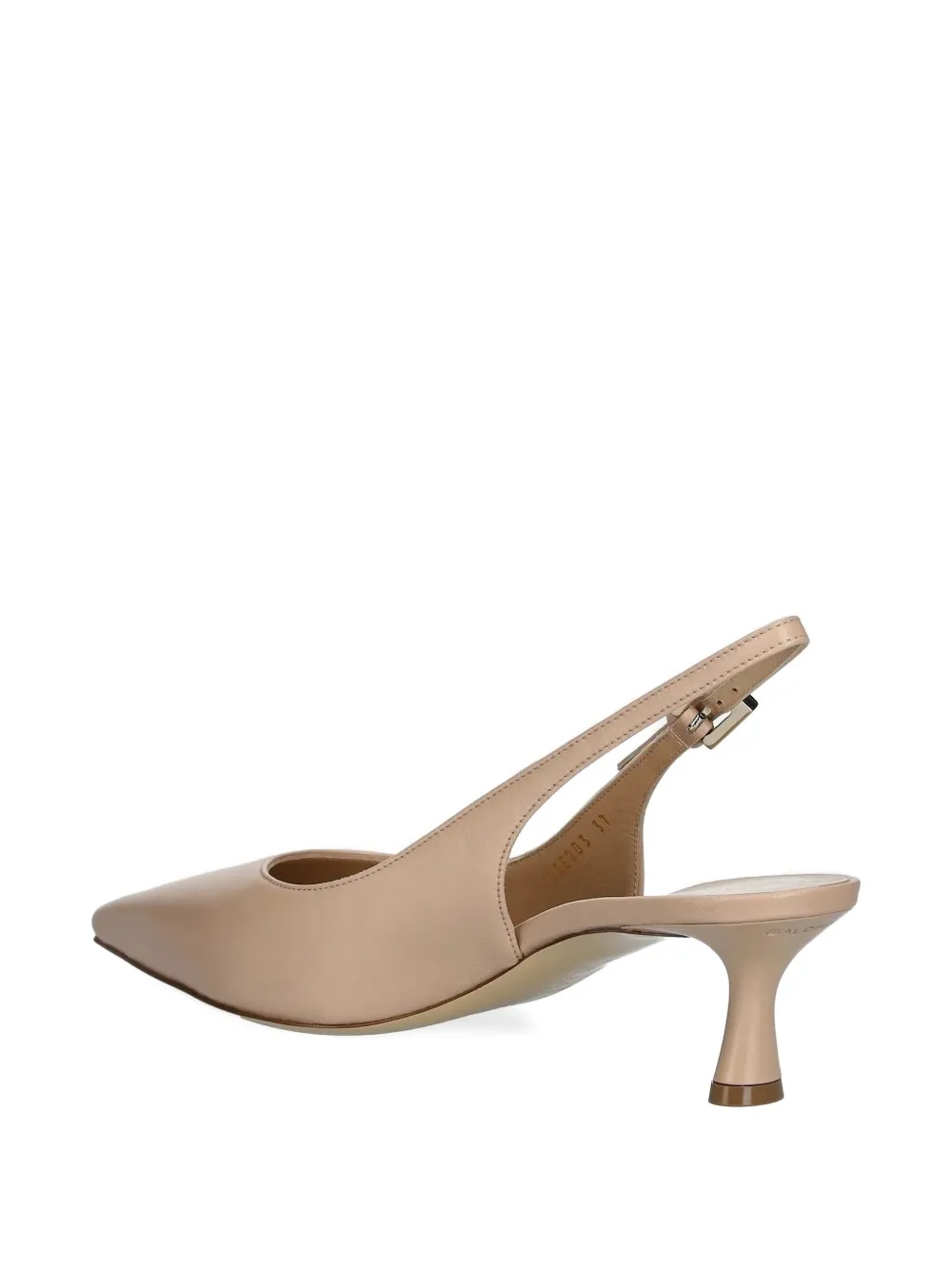 Baldinini 60mm Pointed-toe Slingback Pumps In Neutral
