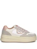 Blauer platform leather sneakers - White