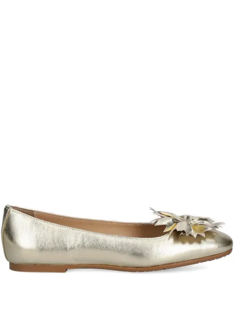 Baldinini flower-embellished ballet flats