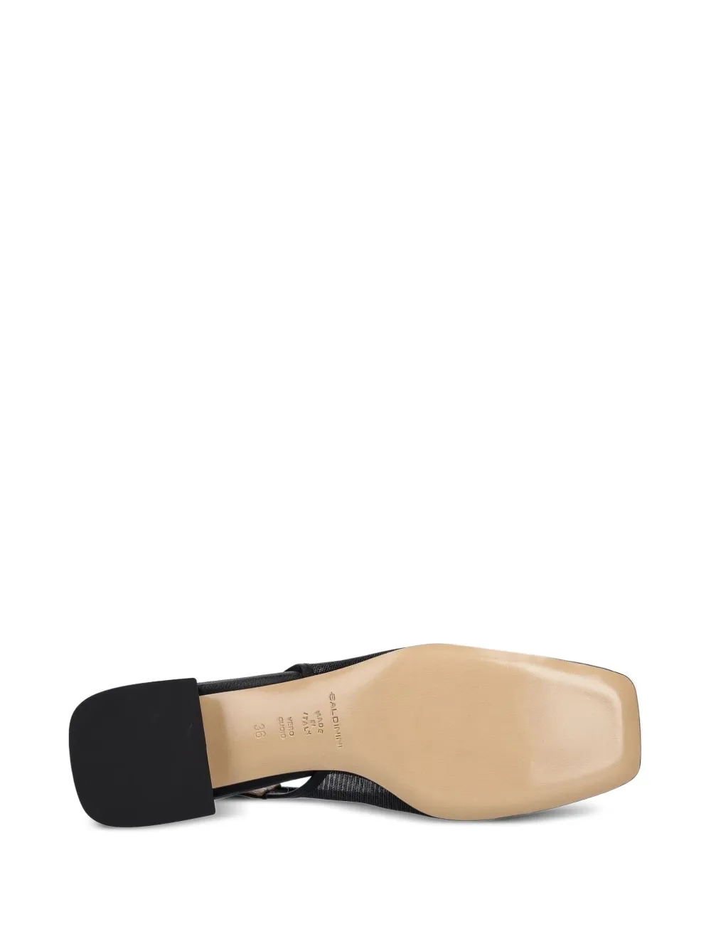 Baldinini Slingback pumps verfraaid met ketting Zwart