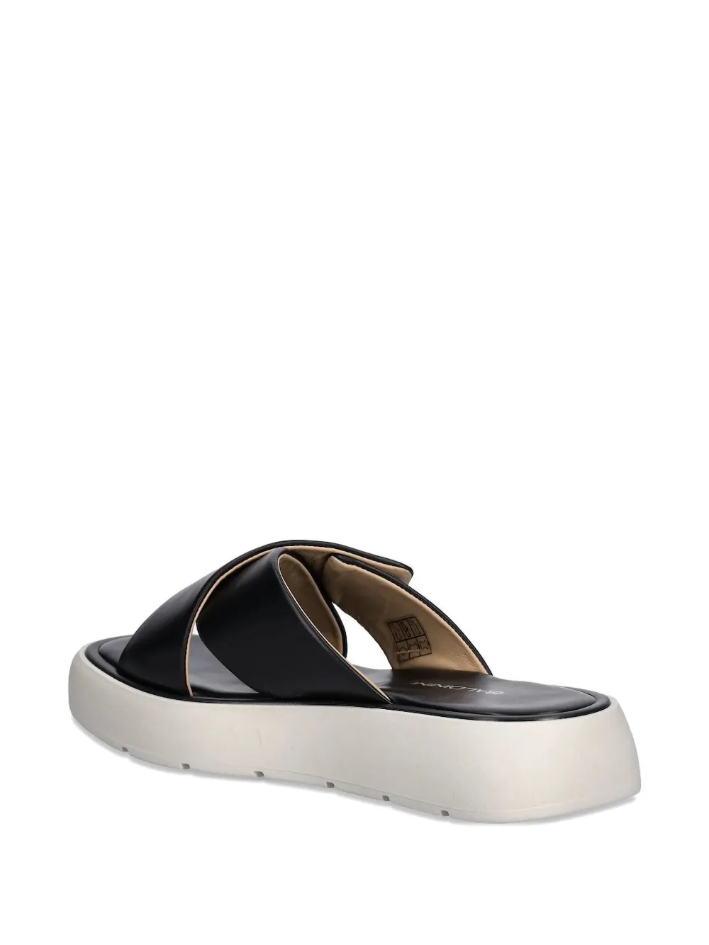 Baldinini Cross-strap Platform Sandals In Black