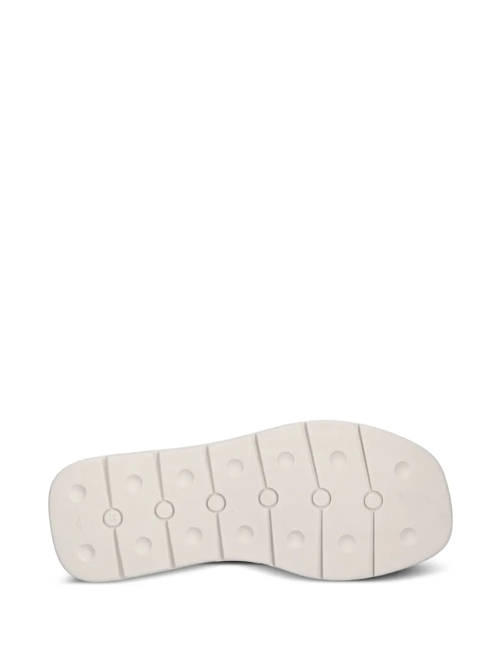 Baldinini cross-strap platform sandals Black